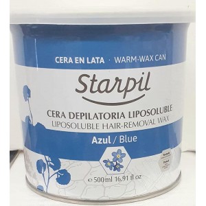 Starpil Blue azulene strip wax tin 500g